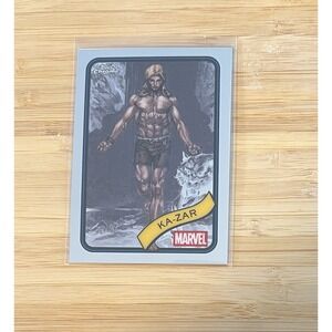 2025 Topps Chrome Marvel Ka-Zar #84‎ Base Card Superhero Trading Card